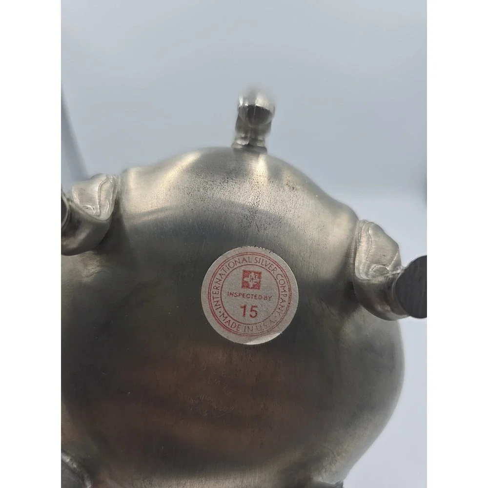 Vintage Pewter‎ Sugar Pot Antique International